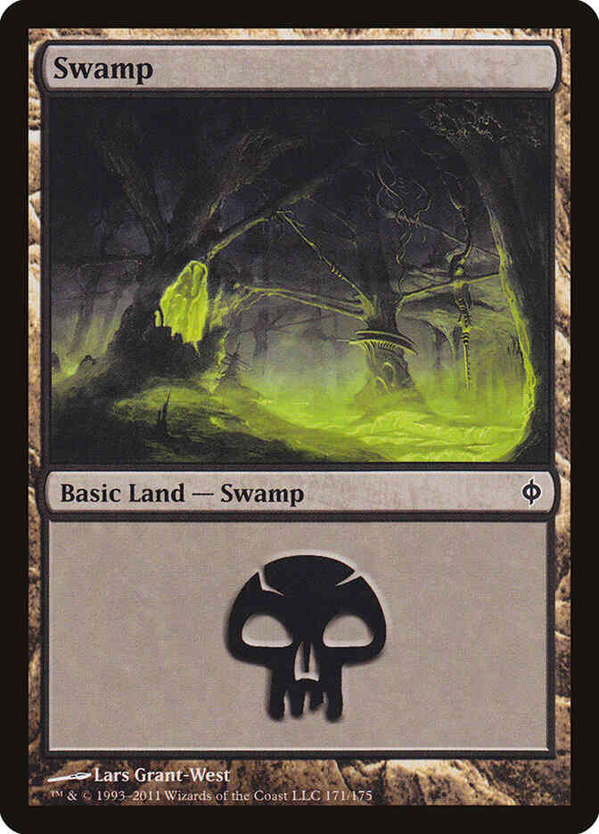 Swamp [171] [New Phyrexia] [Non-Foil]