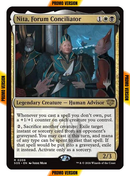 Nita, Forum Conciliator [206p] [Promo Pack] [Secrets of Strixhaven Promos] [Non-Foil]