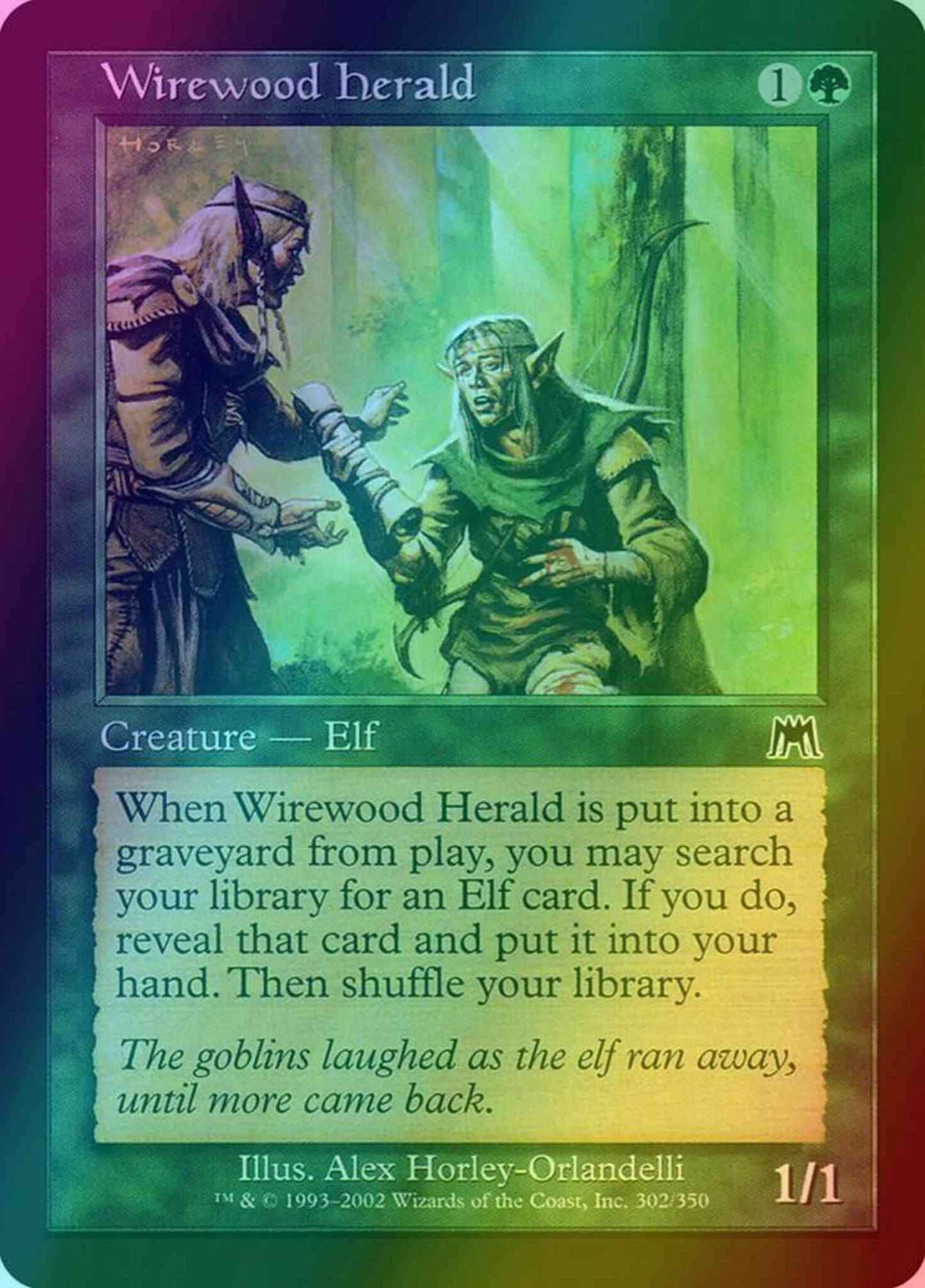 Wirewood Herald [302] [Onslaught] [Foil]