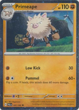 Primeape - 107/193 - Promo [Annihilape ex Box] [sv02msp-107] [Cosmos Holo]