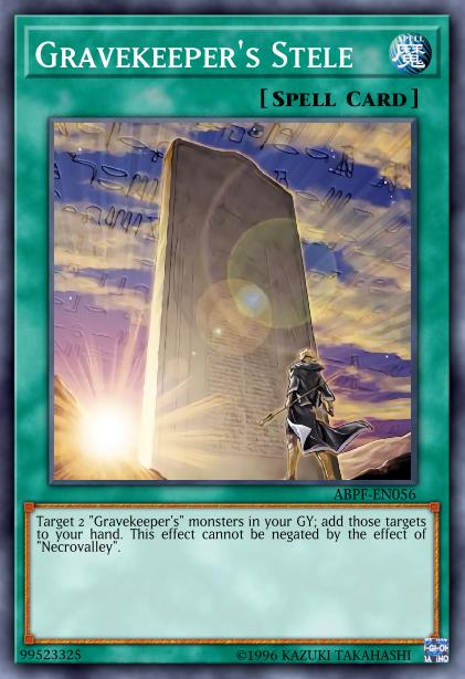 Gravekeeper's Stele - ABPF-EN056 - Common - 1st Edition