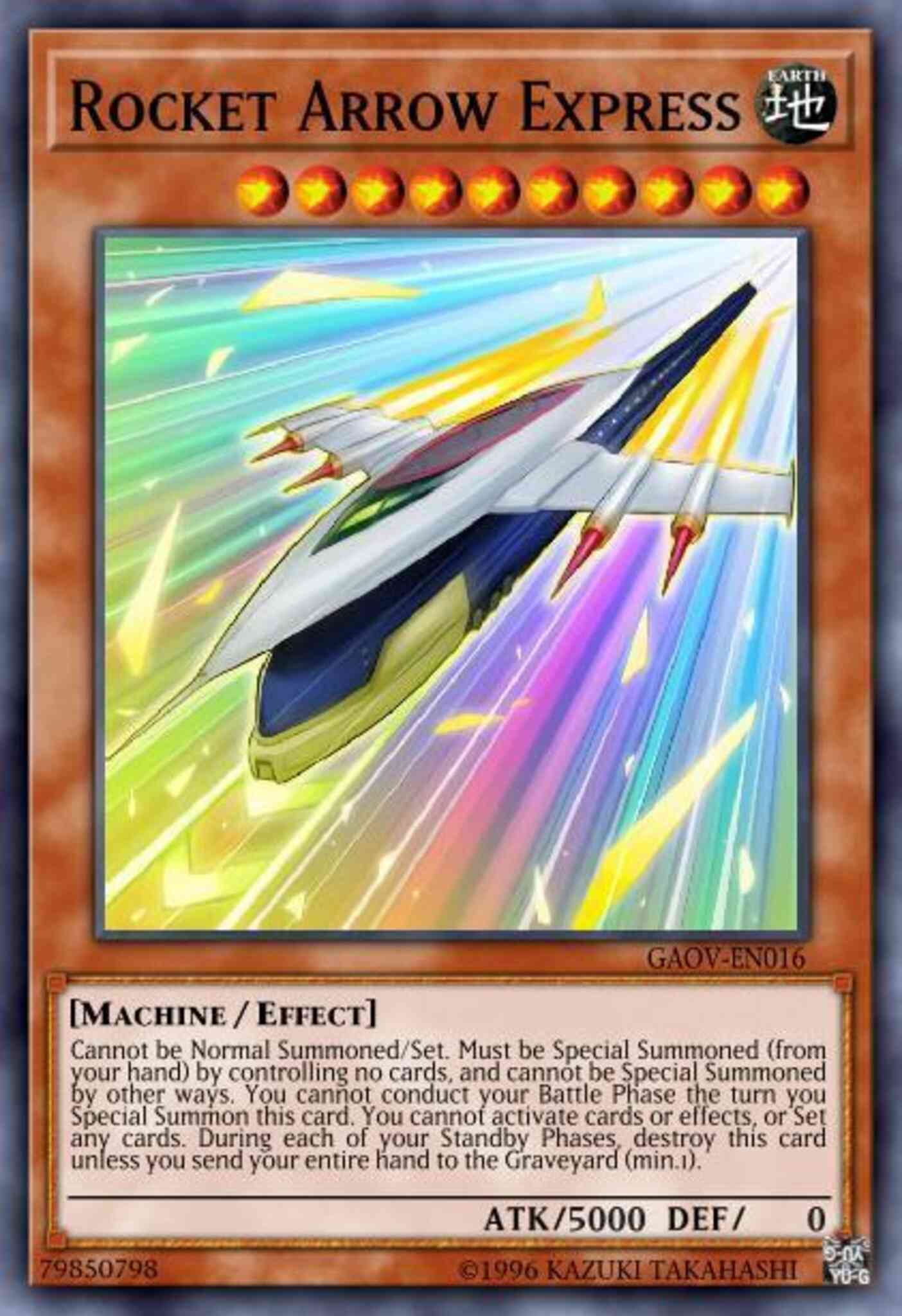 Rocket Arrow Express - GAOV-EN016 - Rare - Unlimited