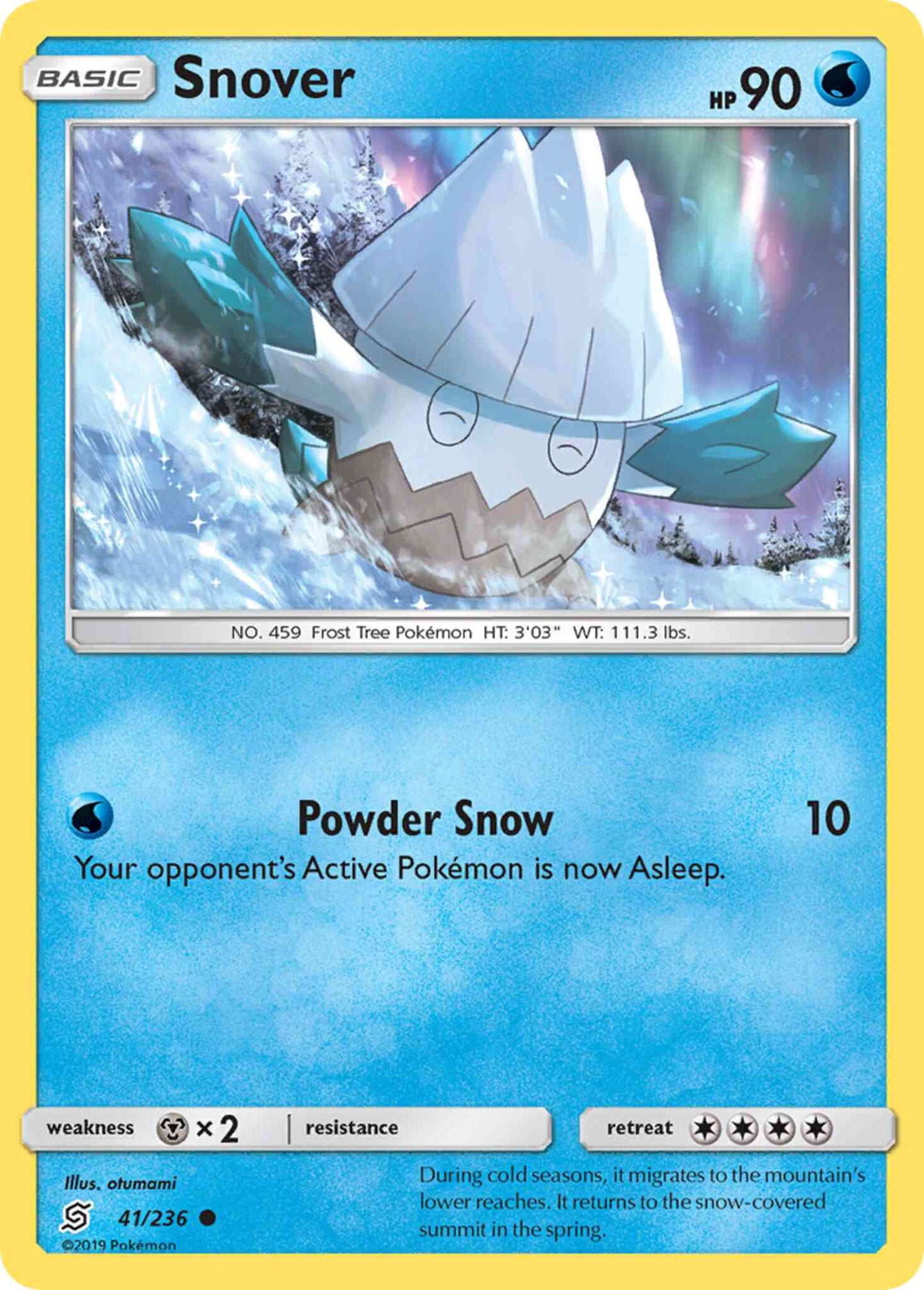 Snover - 41/236 - Common [sm11-41] [Reverse Holo]