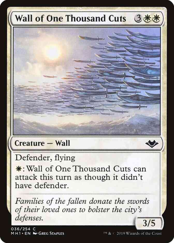 Wall of One Thousand Cuts [36] [Modern Horizons] [Non-Foil]