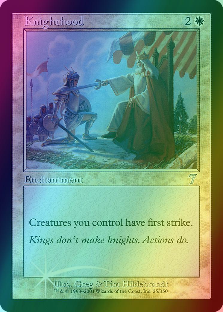 Knighthood [25x] [Seventh Edition] [Foil]