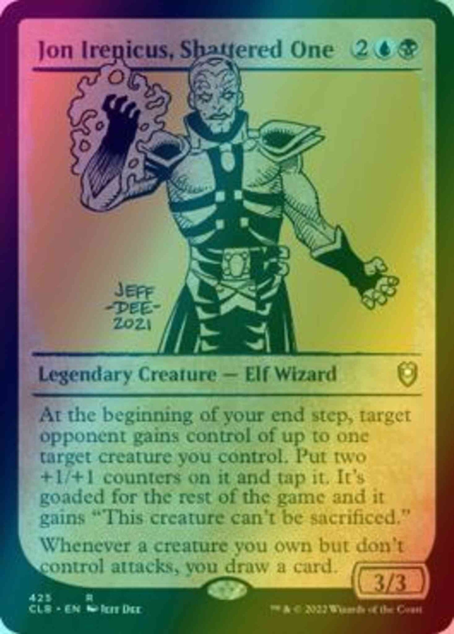 Jon Irenicus, Shattered One [425] [Rulebook Showcase] [Commander Legends: Battle for Baldur's Gate] [Foil]