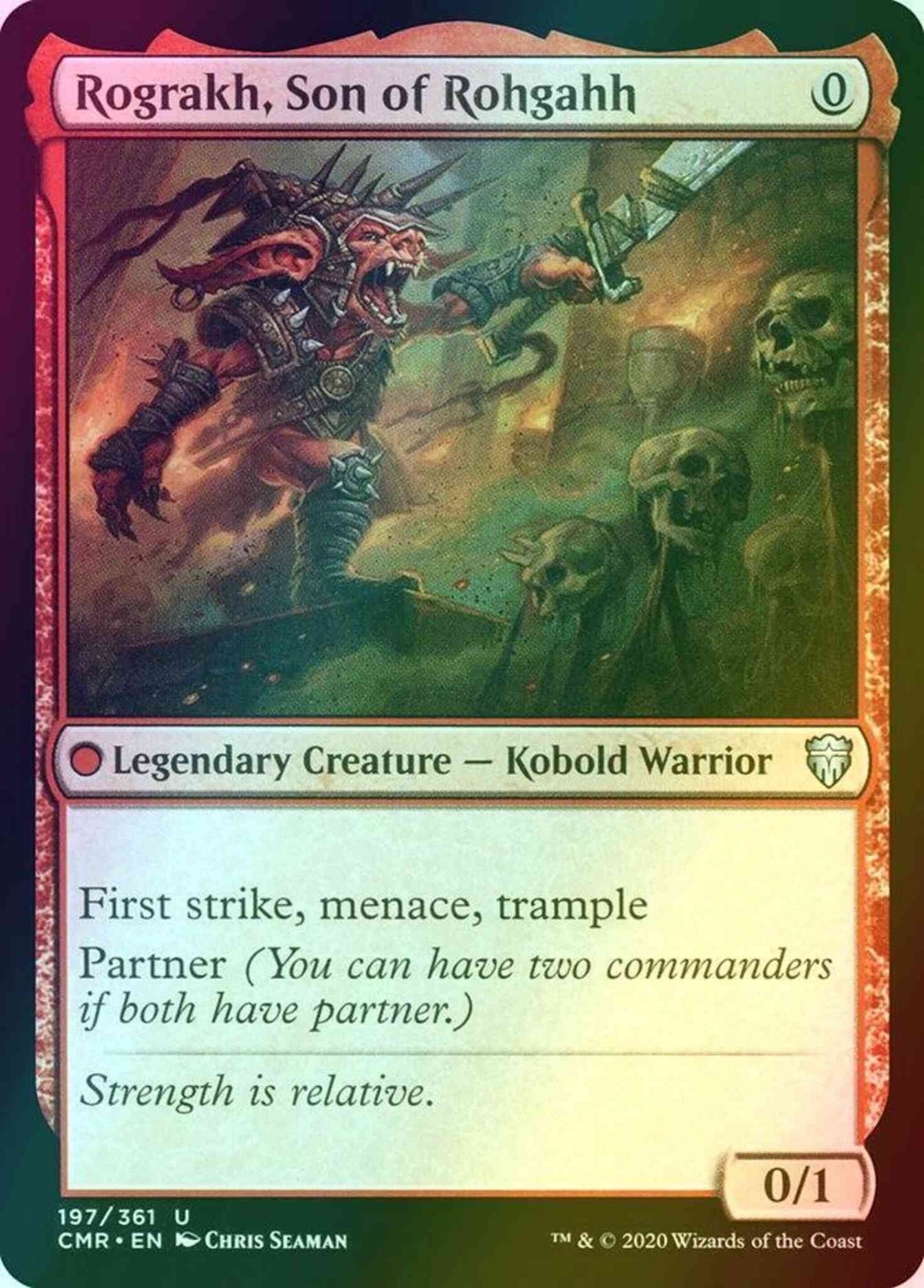 Rograkh, Son of Rohgahh [197] [Commander Legends] [Foil]