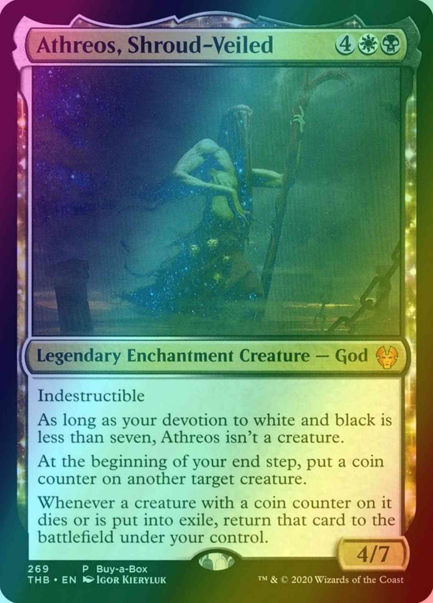 Athreos, Shroud-Veiled [269] [Buy a Box] [Theros Beyond Death] [Foil]