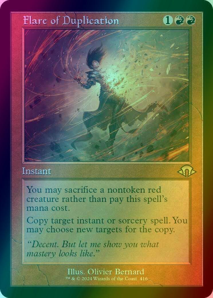 Flare of Duplication [416] [Retro Frame] [Modern Horizons 3] [Foil]