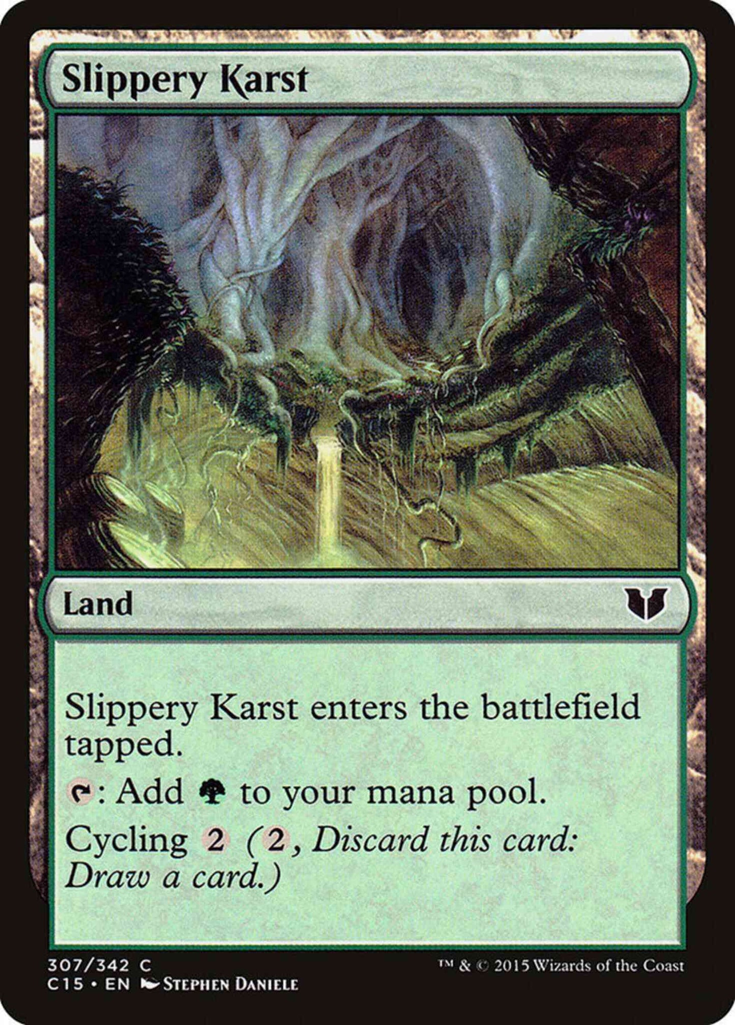 Slippery Karst [307] [Commander 2015] [Non-Foil]