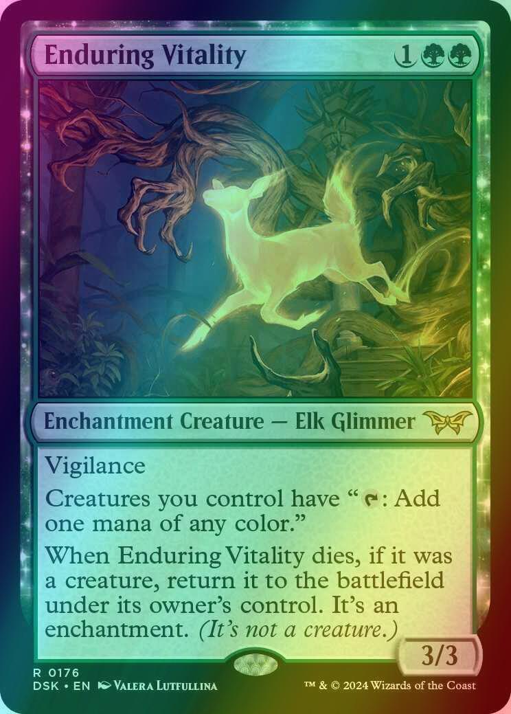 Enduring Vitality [176] [Duskmourn: House of Horror] [Foil]
