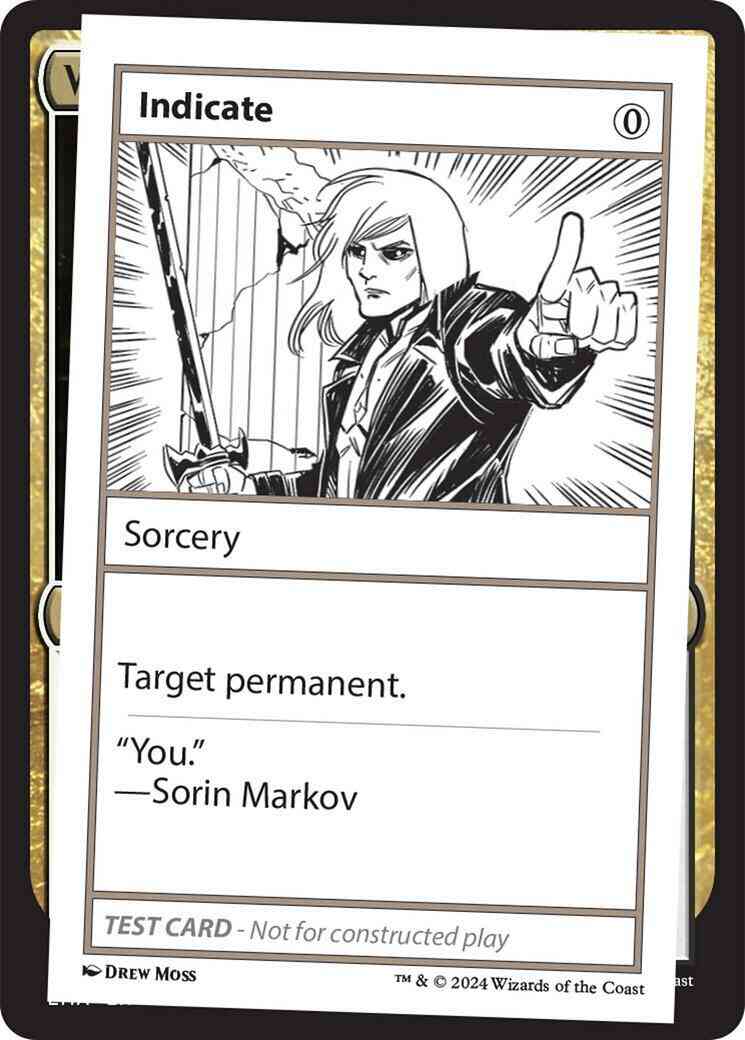 Indicate [265] [Playtest Card] [Mystery Booster 2] [Non-Foil]