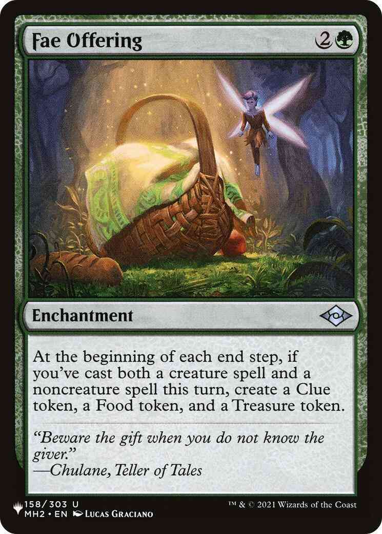 Fae Offering [MH2-158] [The List] [Non-Foil]