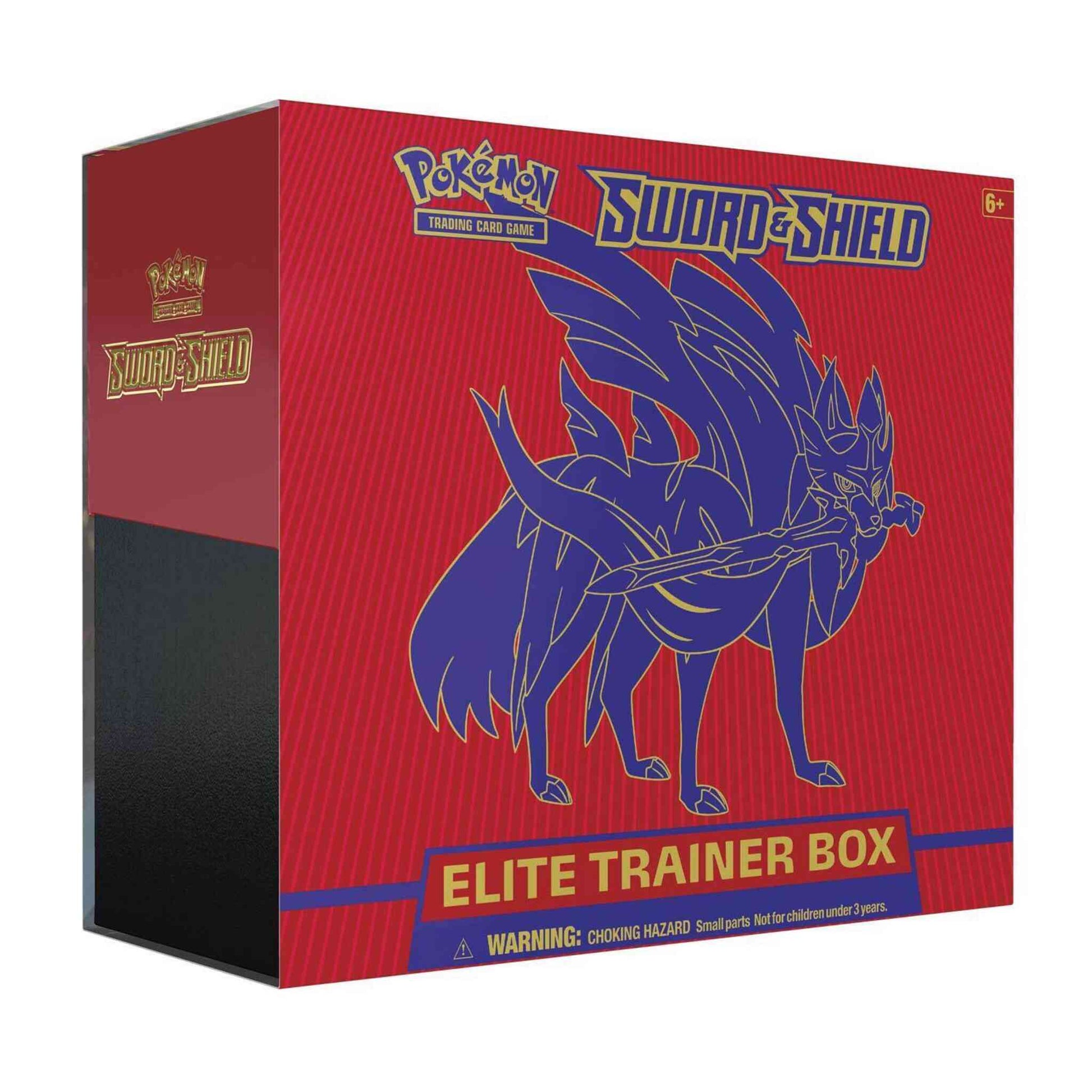 Pokmon TCG: Sword & Shield Elite Trainer Box - Zacian Face to Face Games Pokmon TCG: Sword & Shield Elite Trainer Box - Zacian Face to Face Games