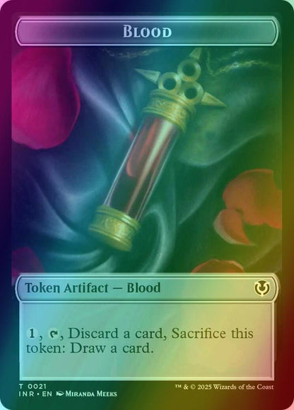 Blood Token (21) // Zombie Token (10) [Innistrad Remastered: Tokens] [Foil]