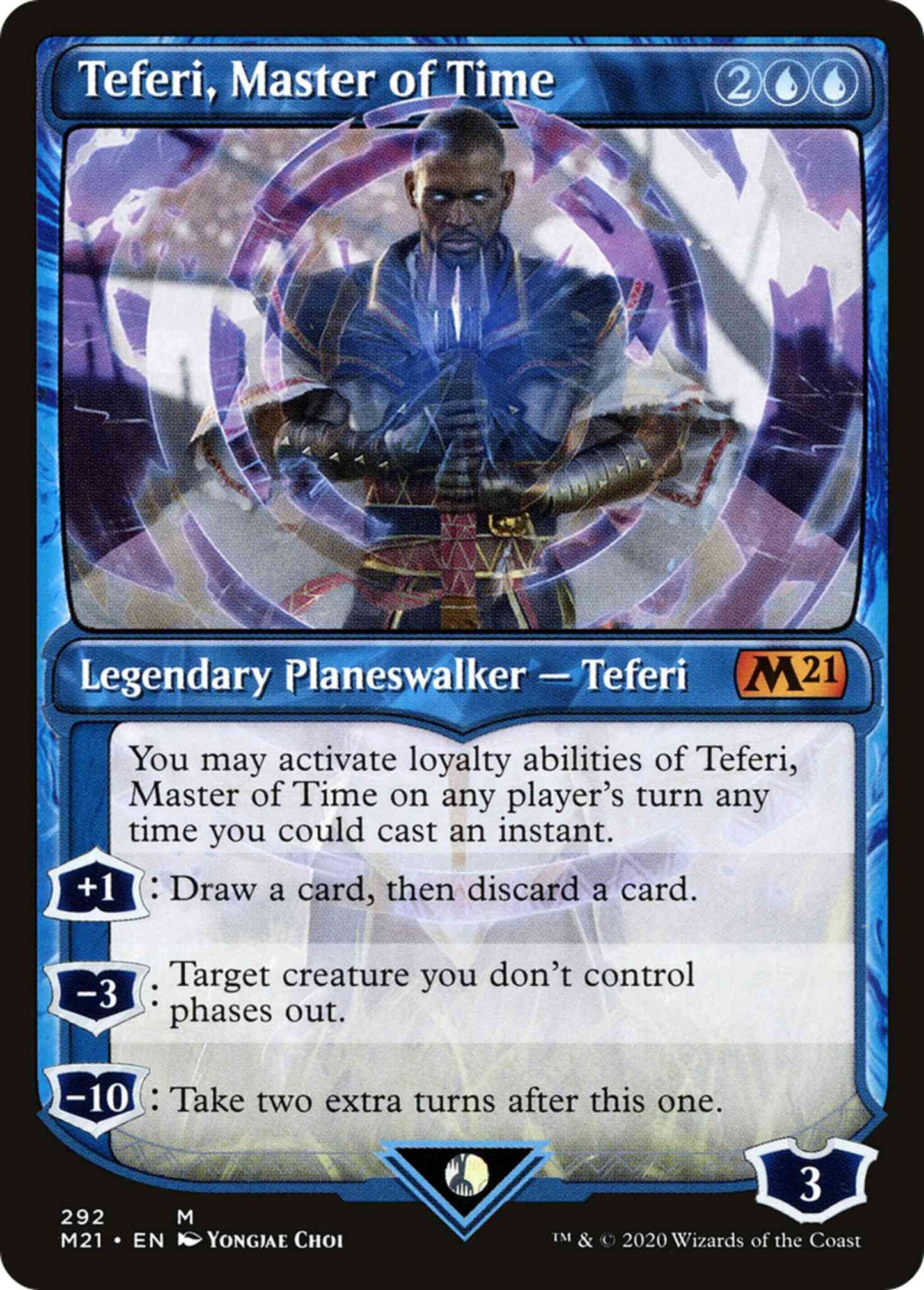 Teferi, Master of Time [292] [Showcase] [Core Set 2021] [Non-Foil]