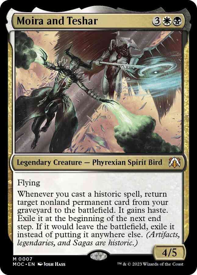 Moira and Teshar [7] [March of the Machine: Commander] [Non-Foil]