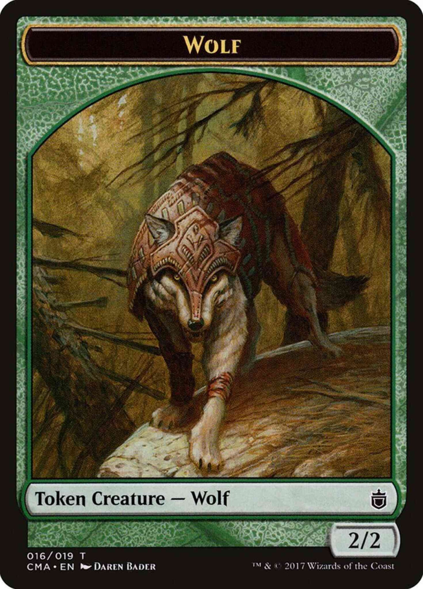 Wolf Token [16] [Commander Anthology Tokens] [Non-Foil]