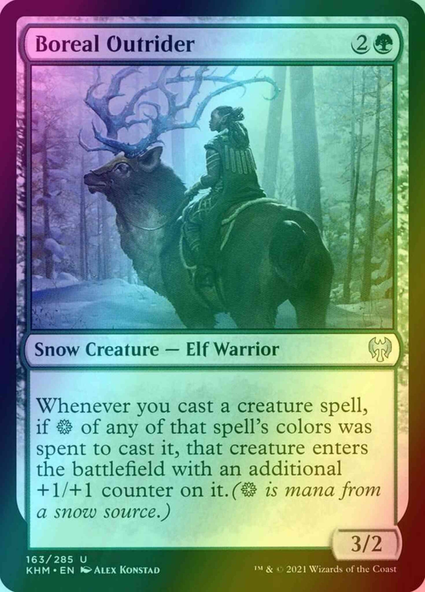 Boreal Outrider [163] [Kaldheim] [Foil]
