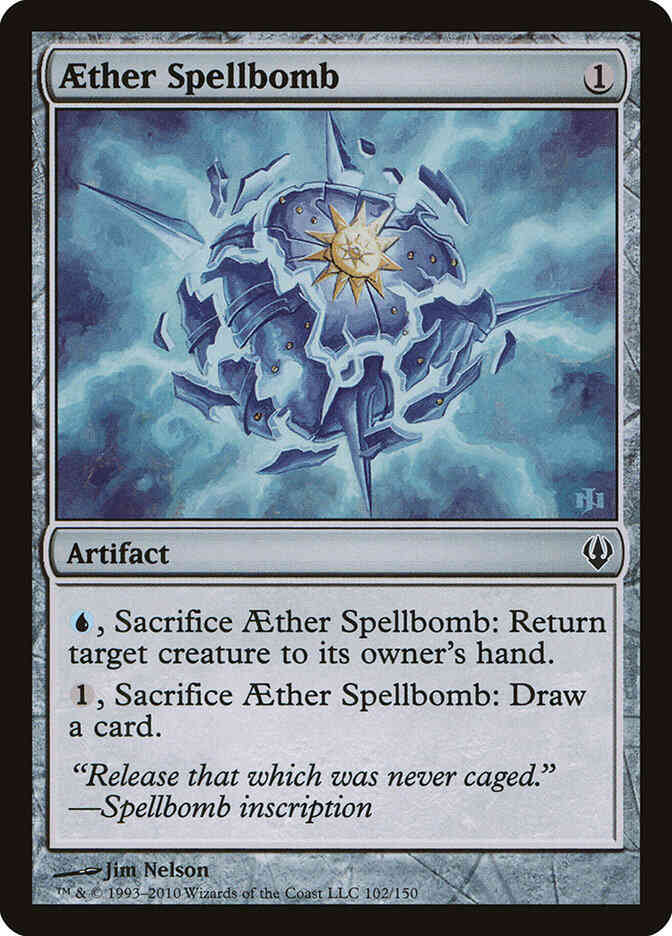 Aether Spellbomb [102] [Archenemy 2010] [Non-Foil]