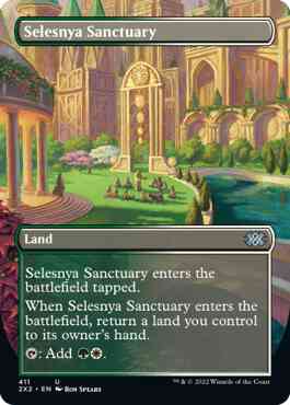 Selesnya Sanctuary [411] [Borderless] [Double Masters 2022] [Non-Foil]