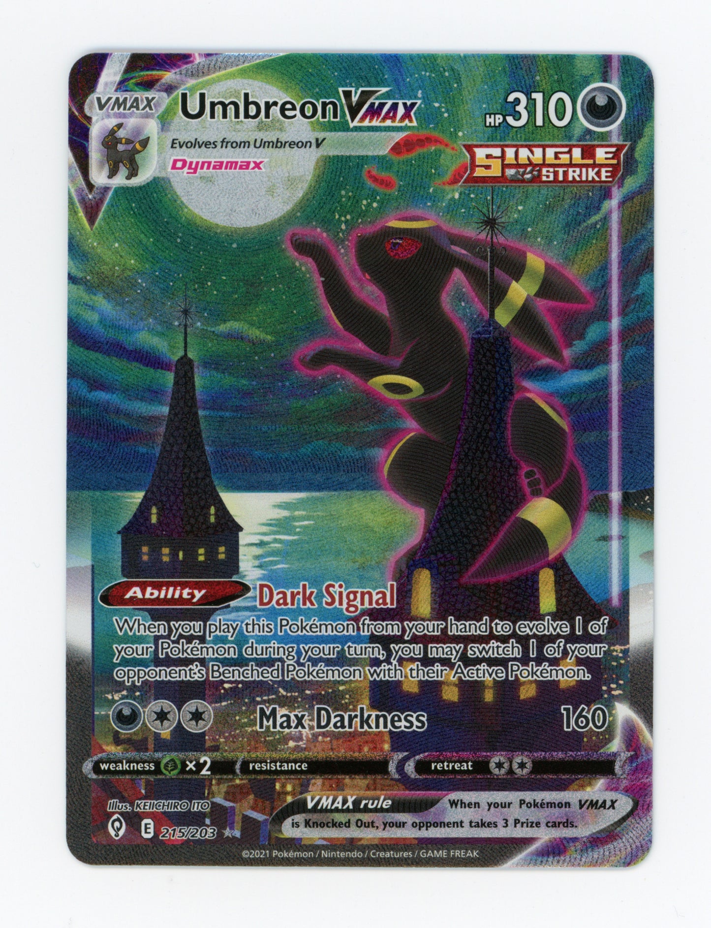Umbreon VMAX — Rare Rainbow — ID 19052