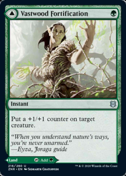 Vastwood Fortification // Vastwood Thicket [216] [Zendikar Rising] [Non-Foil]
