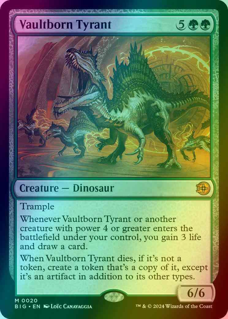 Vaultborn Tyrant [20] [The Big Score] [Foil]