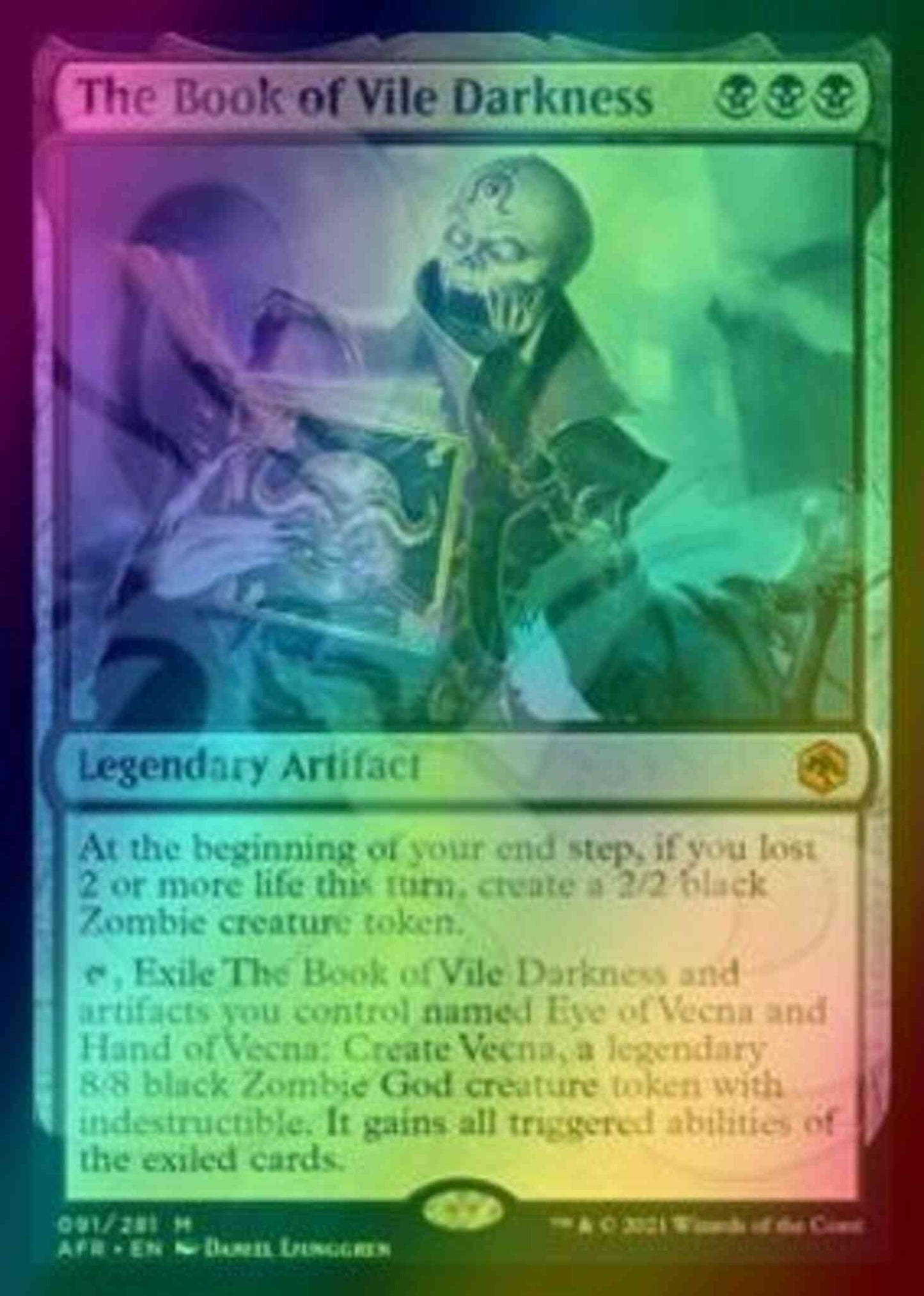 The Book of Vile Darkness [91x] [Ampersand] [Adventures in the Forgotten Realms Promos] [Foil]