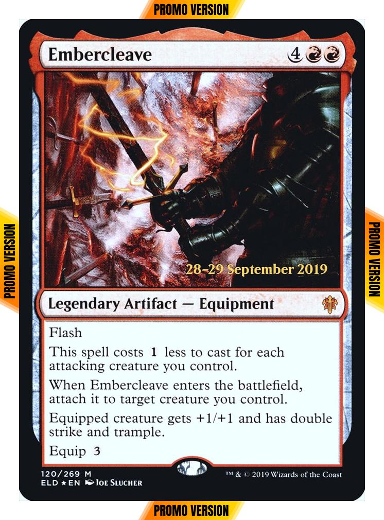 Embercleave [120s] [Throne of Eldraine Promos] [Foil]