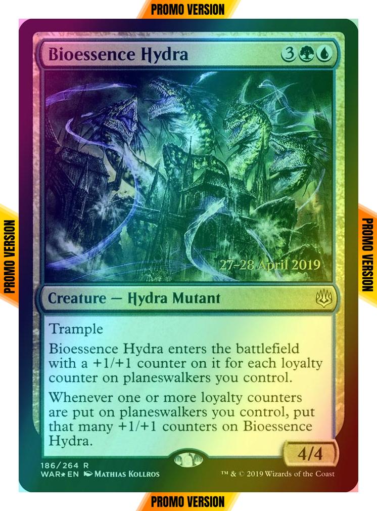 Bioessence Hydra [186s] [War of the Spark Promos] [Foil]