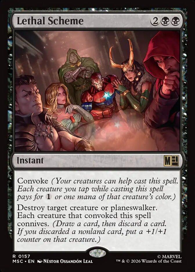 Lethal Scheme [157] [Marvel Super Heroes: Commander] [Non-Foil]