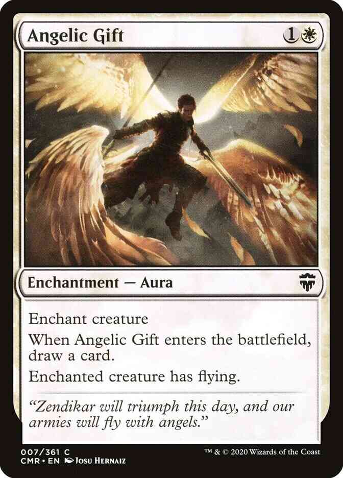 Angelic Gift [7] [Commander Legends] [Non-Foil]