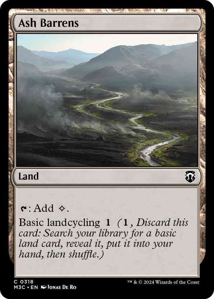 Ash Barrens [318] [Modern Horizons 3: Commander] [Non-Foil]