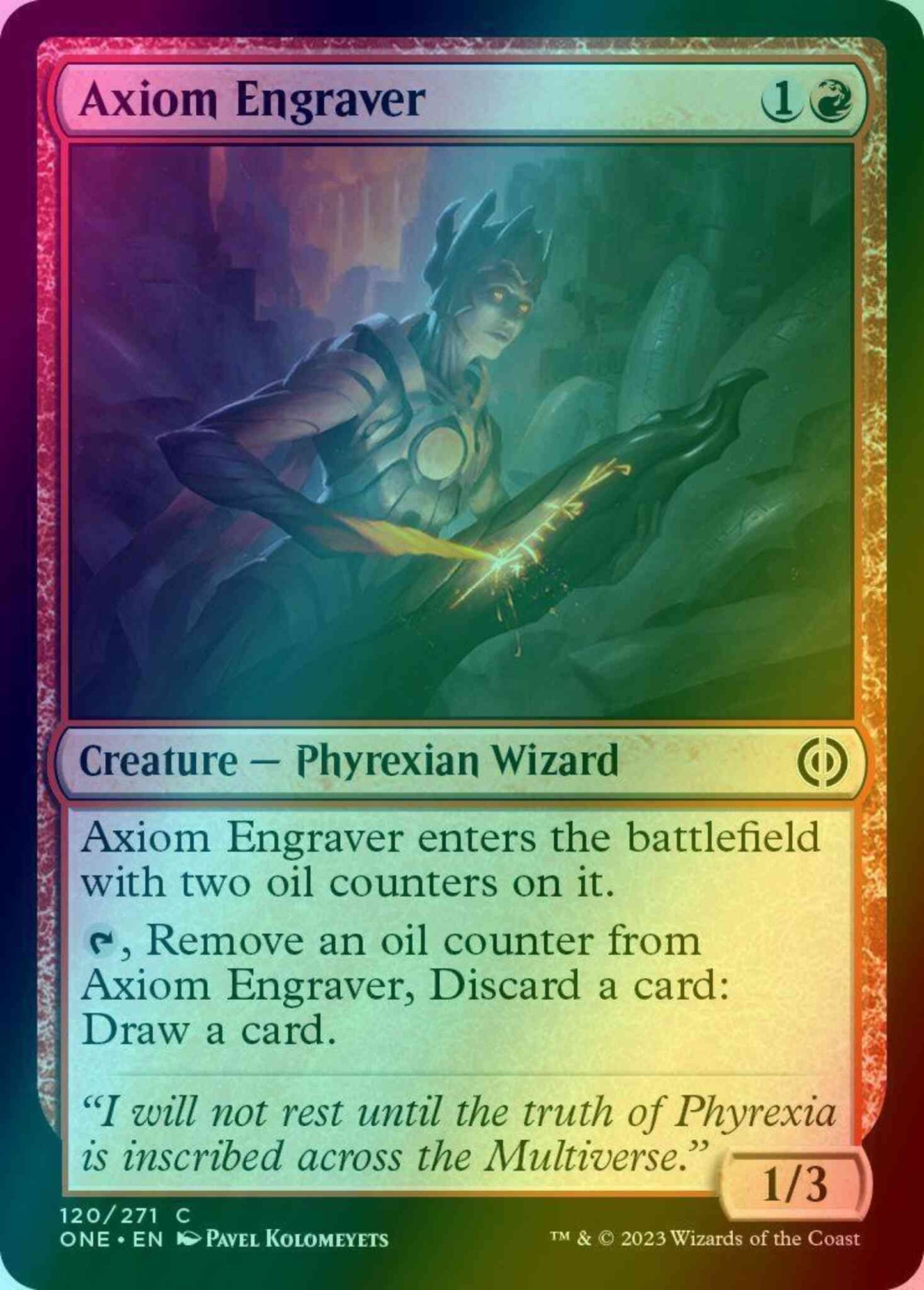 Axiom Engraver [120] [Phyrexia: All Will Be One] [Foil]