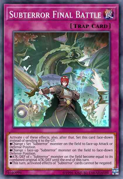 Subterror Final Battle - MACR-EN085 - Rare - 1st Edition