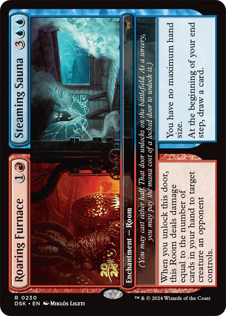 Roaring Furnace // Steaming Sauna [230s] [Prerelease] [Duskmourn: House of Horror: Promos] [Foil]