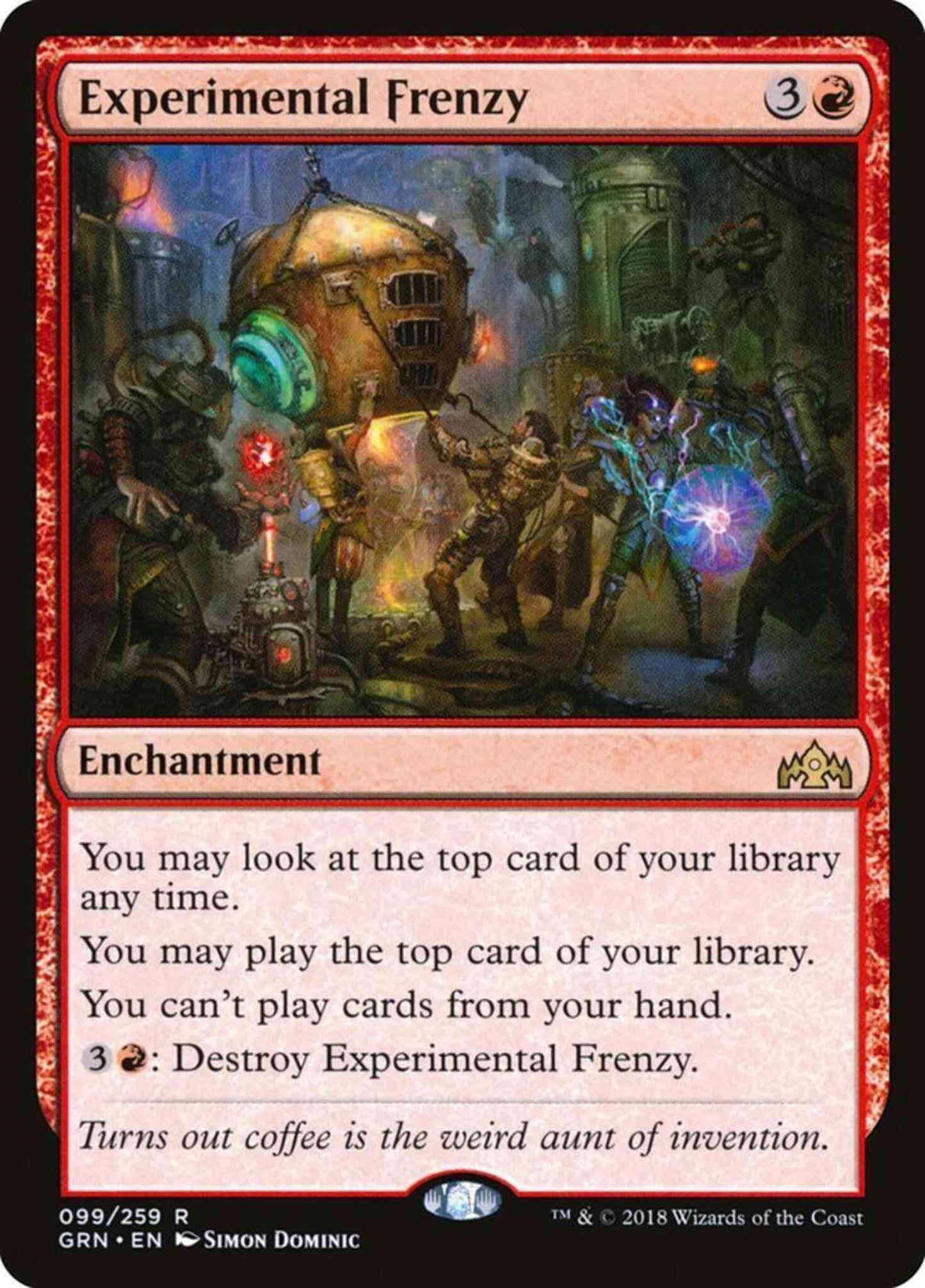 Experimental Frenzy [99] [Guilds of Ravnica] [Non-Foil]