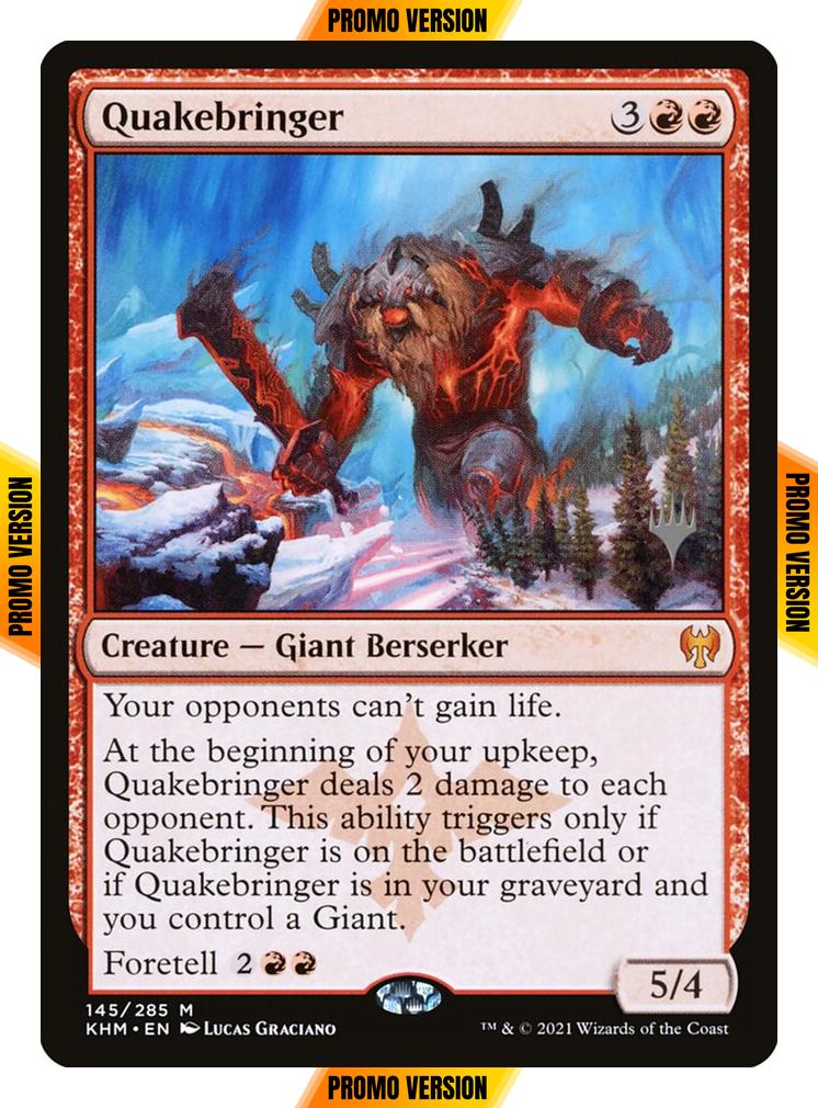 Quakebringer [Promo Pack] [145p] [Kaldheim Promos] [Foil]