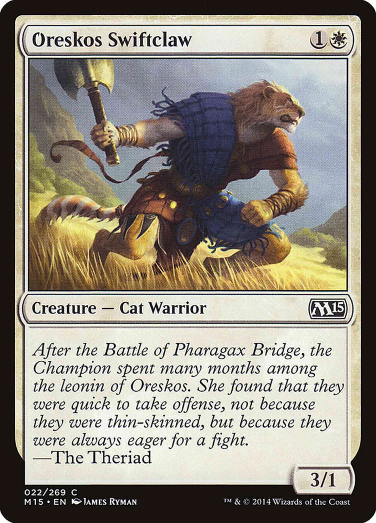 Oreskos Swiftclaw [22] [Magic 2015] [Non-Foil]