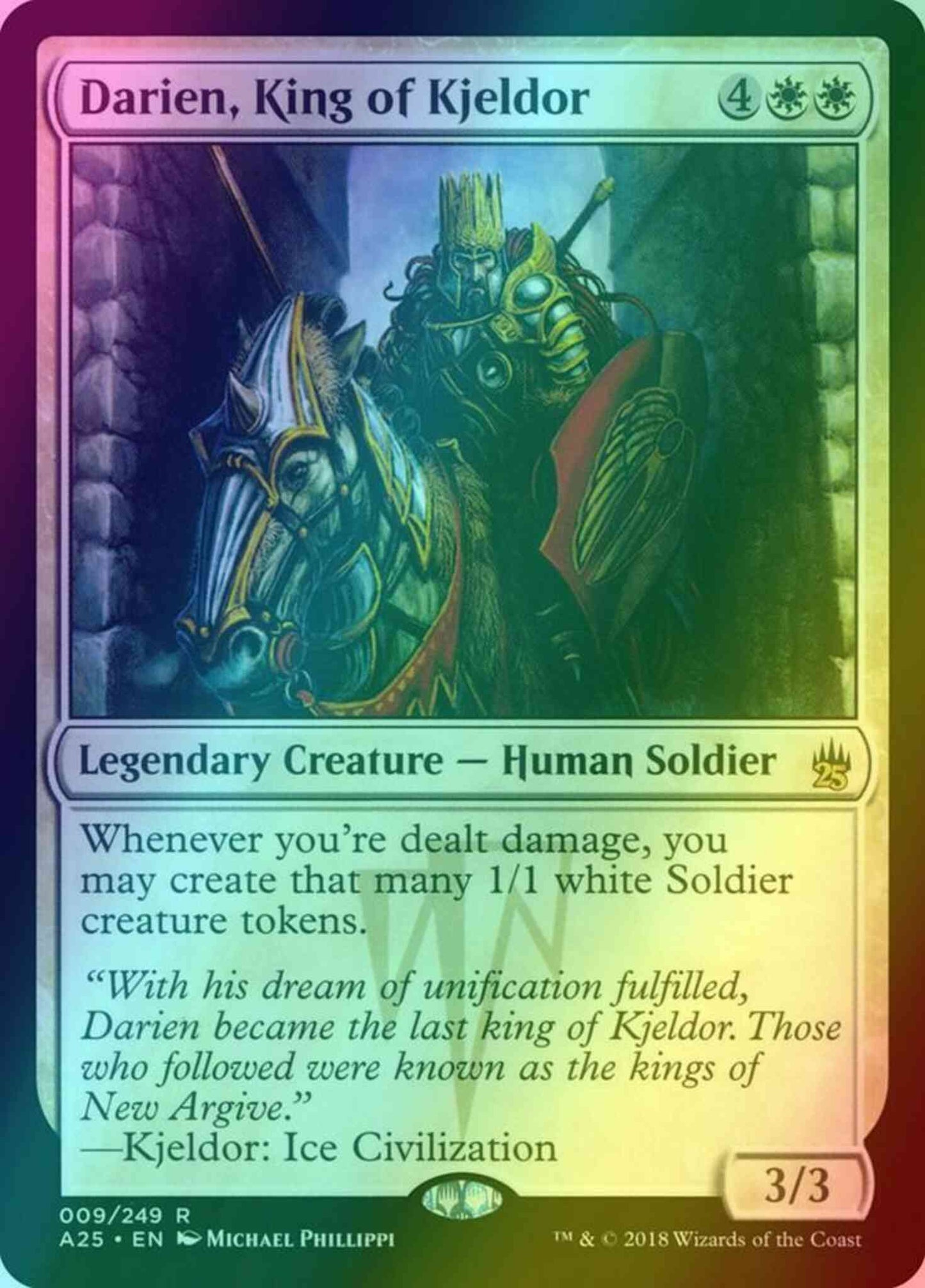 Darien, King of Kjeldor [9] [Masters 25] [Foil]
