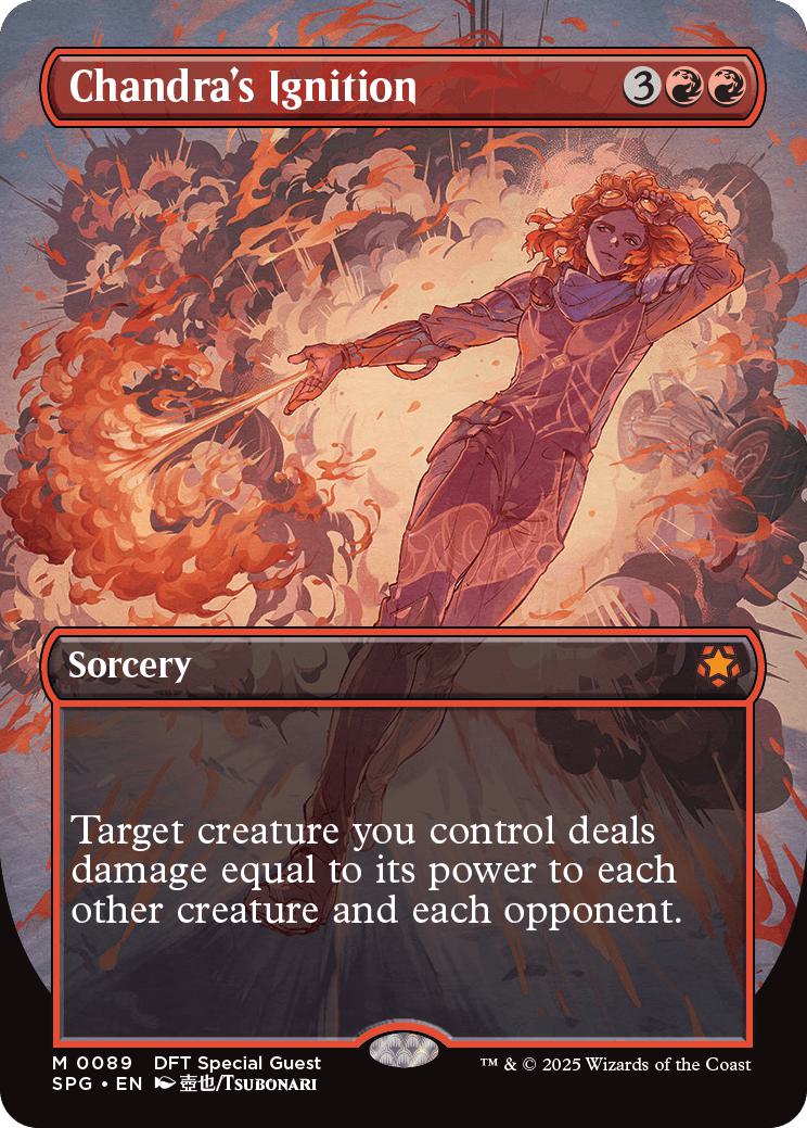 Chandra's Ignition [89] [Borderless] [Special Guests] [Non-Foil]