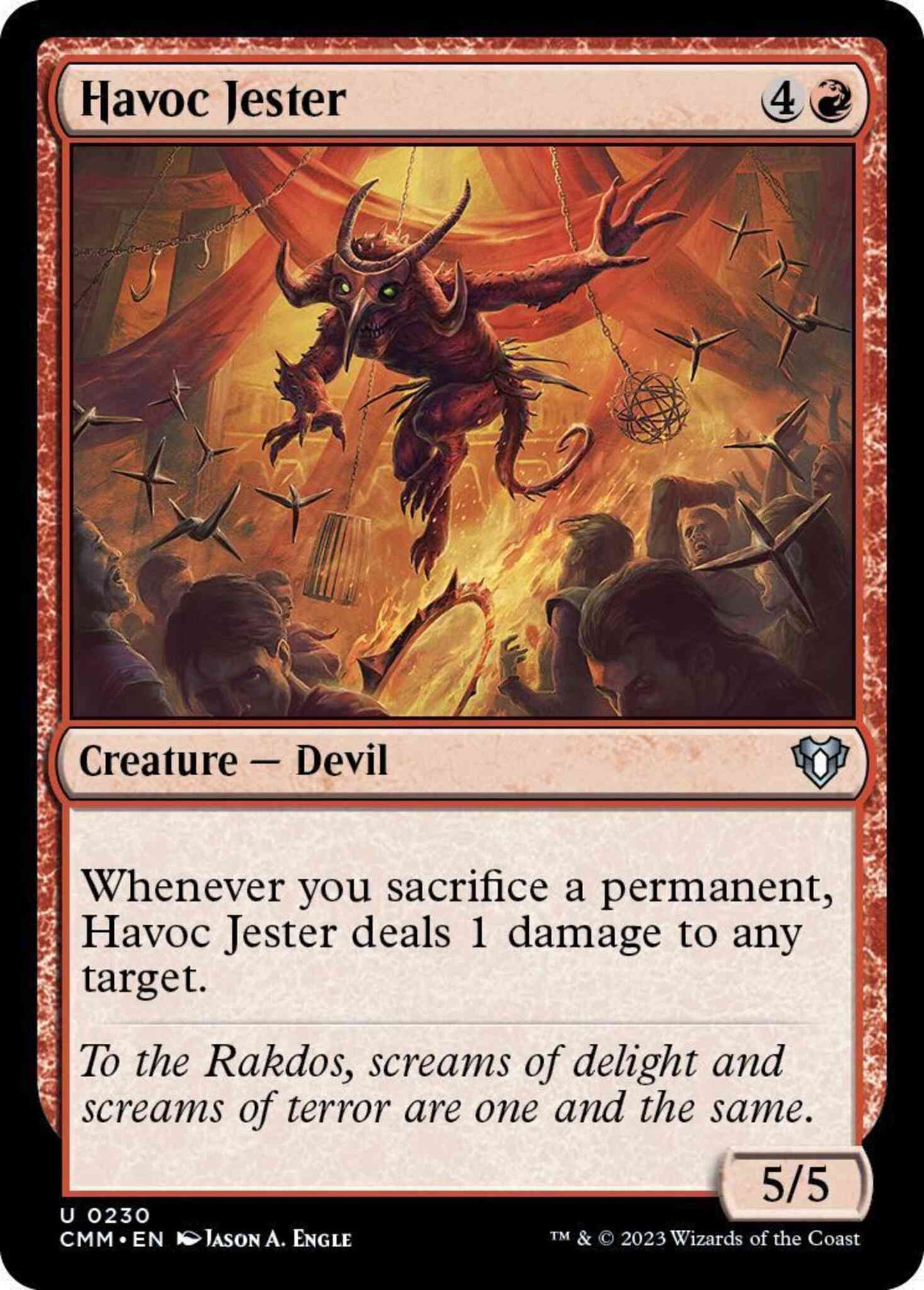 Havoc Jester [230] [Commander Masters] [Non-Foil]