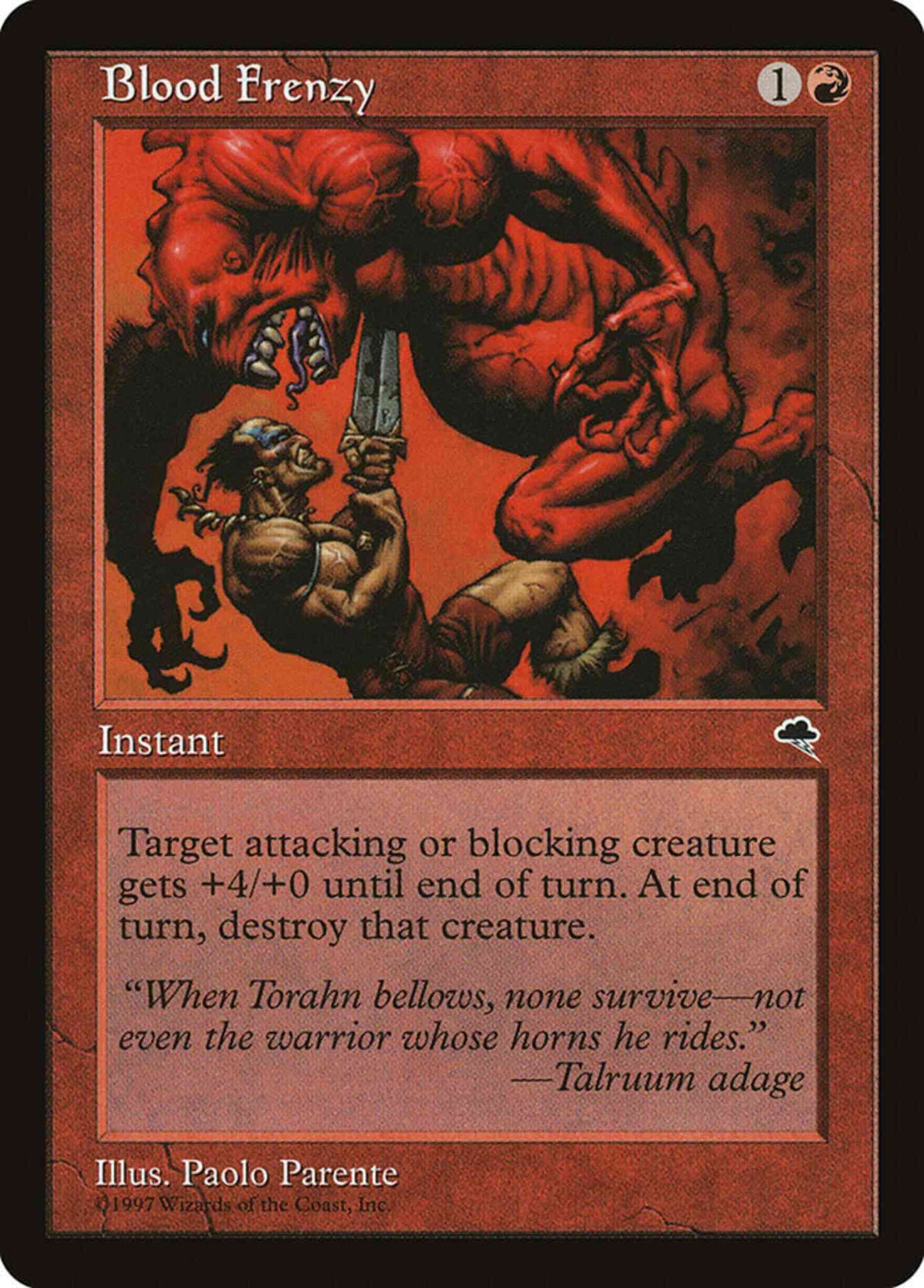 Blood Frenzy [164] [Tempest] [Non-Foil]
