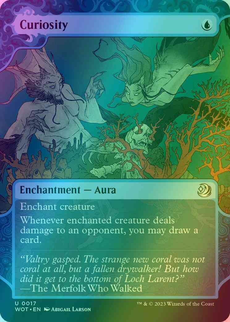 Curiosity [17] [Enchanting Tale Showcase] [Wilds of Eldraine: Enchanting Tales] [Foil]