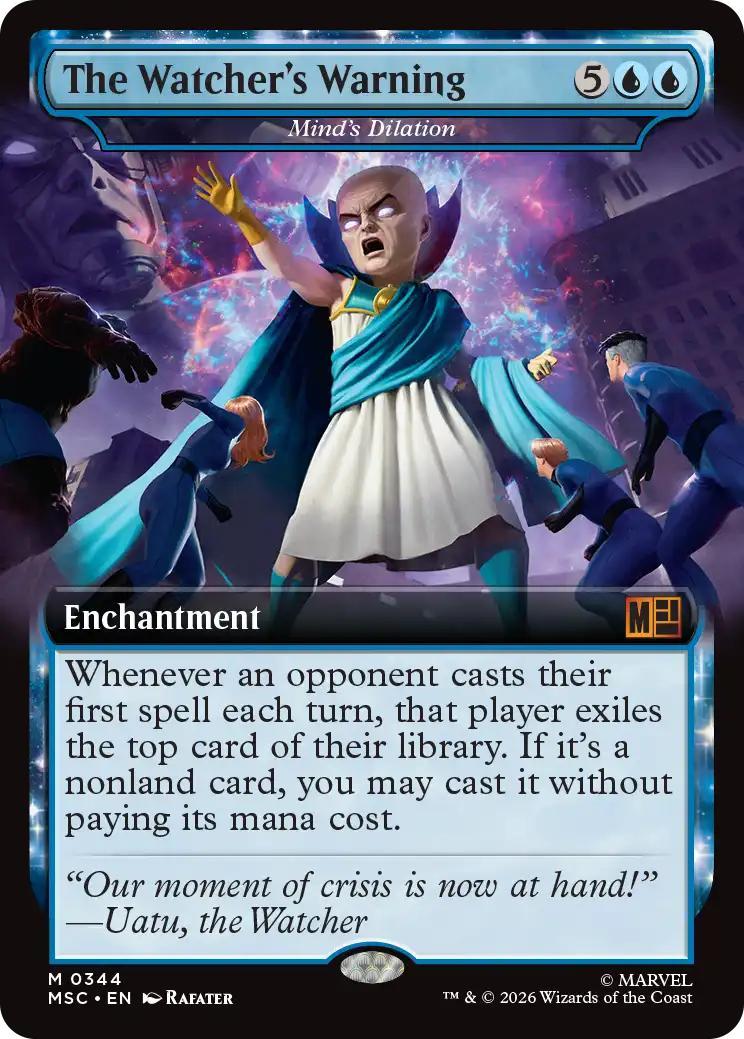Mind's Dilation [344] [Extended Art] [Marvel Super Heroes: Commander] [Non-Foil]