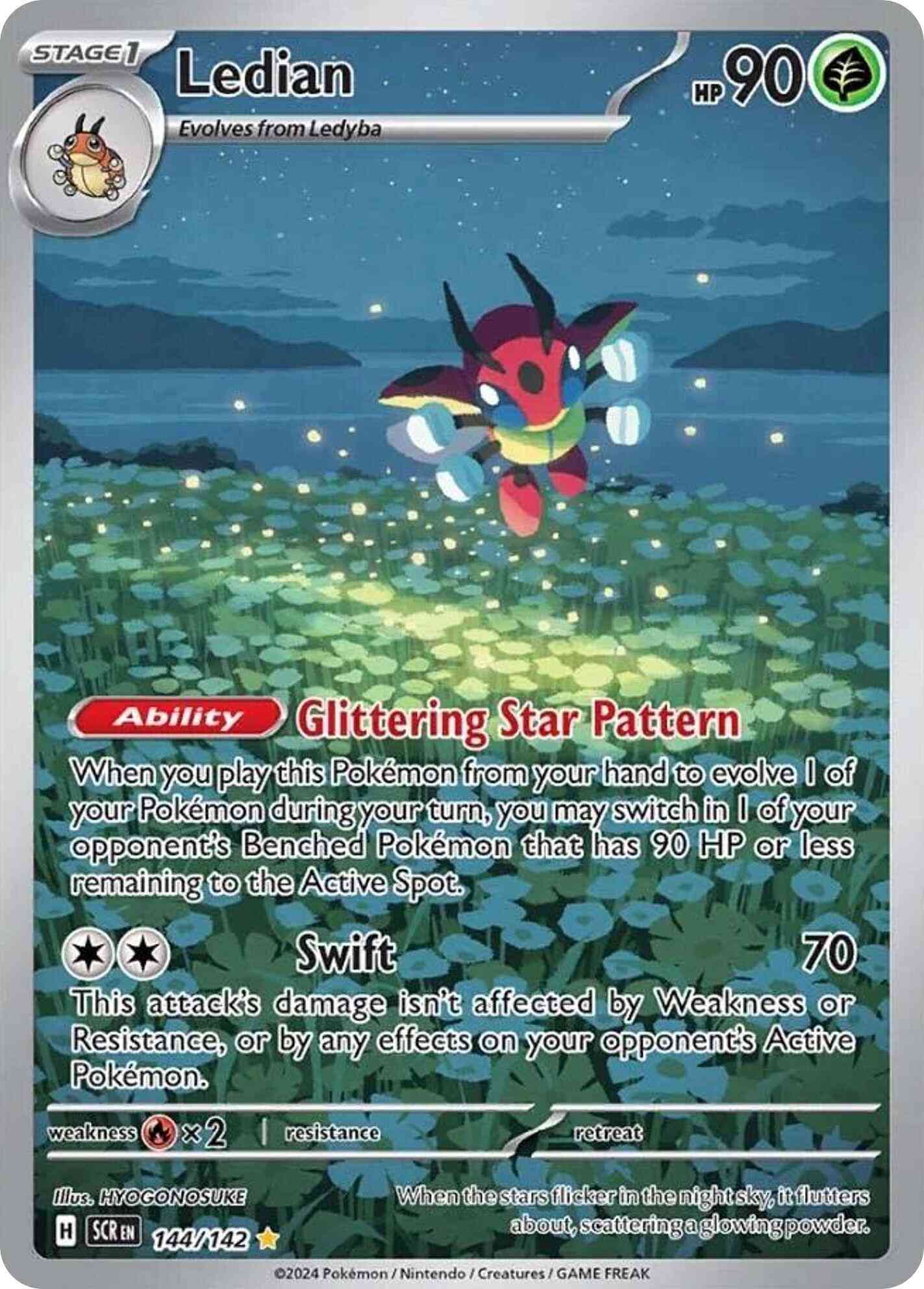 Ledian - 144/142 - Illustration Rare [sv07-144] [Ultra]