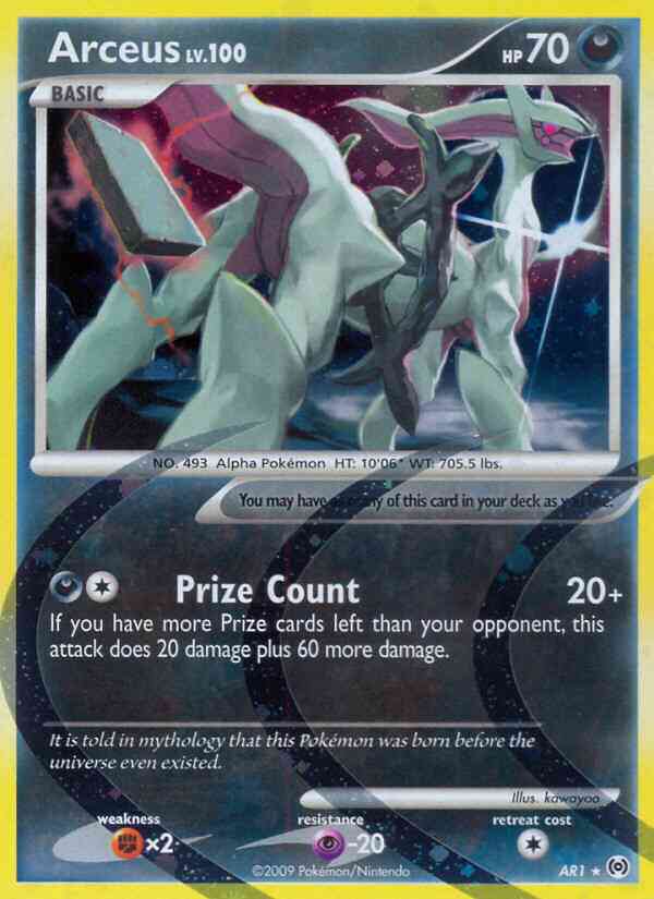 Arceus - AR1 - Rare [pl4-AR1] [Holo]