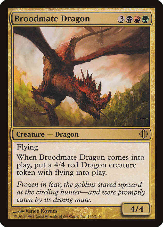 Broodmate Dragon [160] [Shards Of Alara] [Non-Foil]