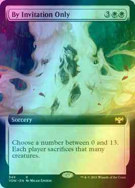 By Invitation Only [346] [Extended Art] [Innistrad: Crimson Vow] [Foil]